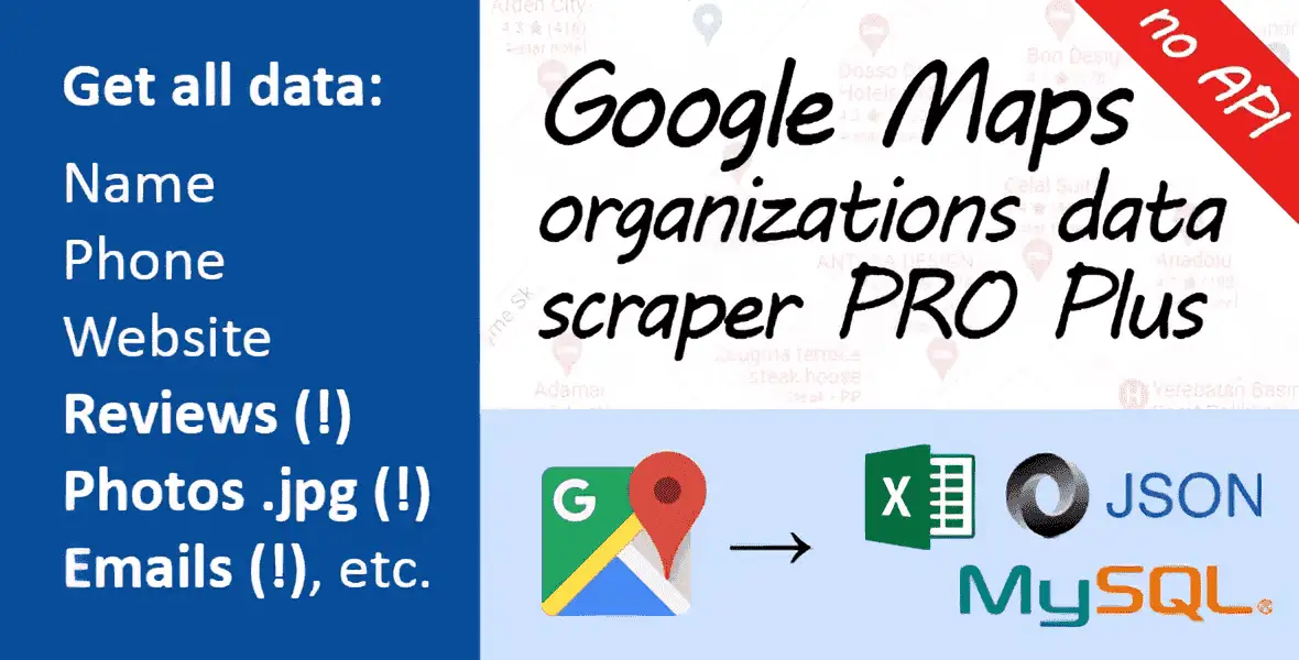 Google Maps Data Scraper PRO software interface for business lead extraction