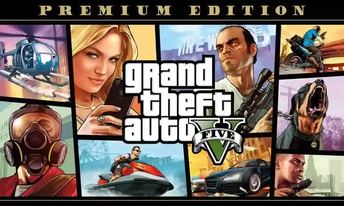 GTA 5 PC game cover for Windows