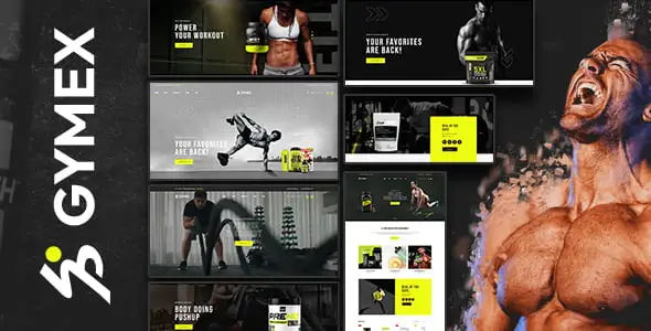 Gymex supplement WooCommerce WordPress theme storefront preview