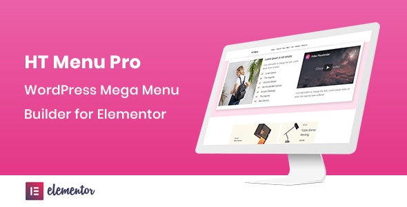 HT Menu Pro Elementor menu plugin for WordPress navigation design