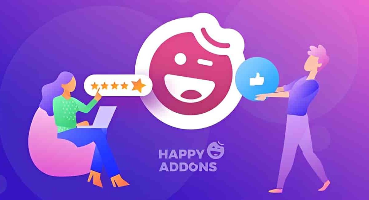 Happy Elementor Addons Pro WordPress plugin interface showing widget library