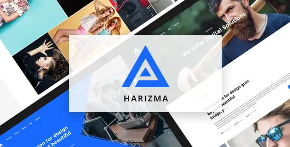 Harizma creative agency HTML5 template with responsive Bootstrap layout
