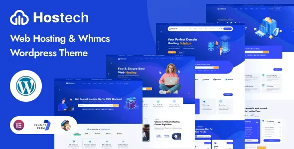 Hostech web hosting and WHMCS WordPress theme