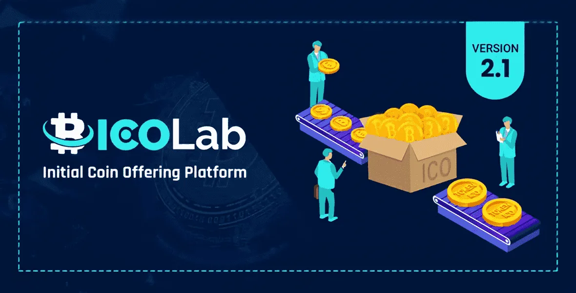 ICOLab ICO platform PHP script dashboard interface for Initial Coin Offering management