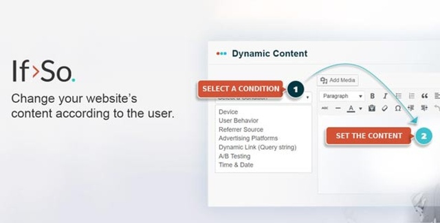 If-So Dynamic Content Pro WordPress personalization plugin interface