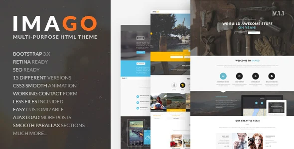 Imago multipurpose HTML5 template for business websites