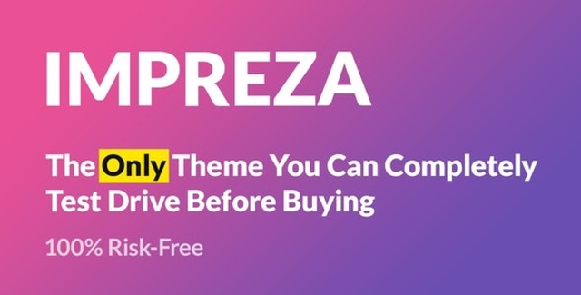 Impreza multi-purpose WordPress theme