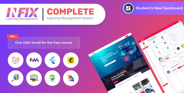 Infix LMS commission-free learning management system platform dashboard