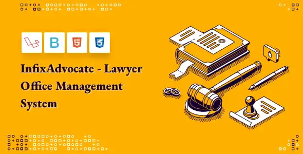 InfixAdvocate lawyer office management system dashboard interface