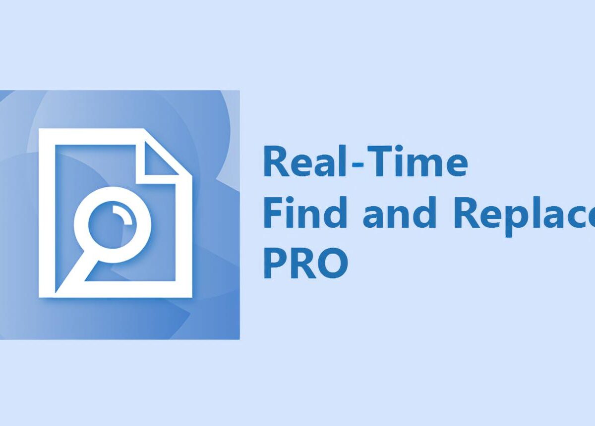 Real-Time Find and Replace Pro WordPress plugin interface