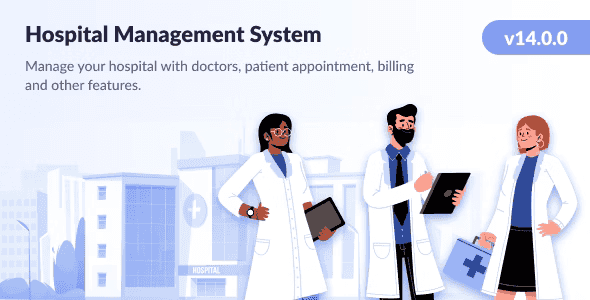 InfyHMS Laravel Hospital Management System dashboard showing patient management interface
