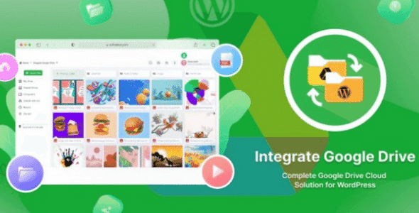 Google Drive WordPress plugin dashboard showing cloud file integration
