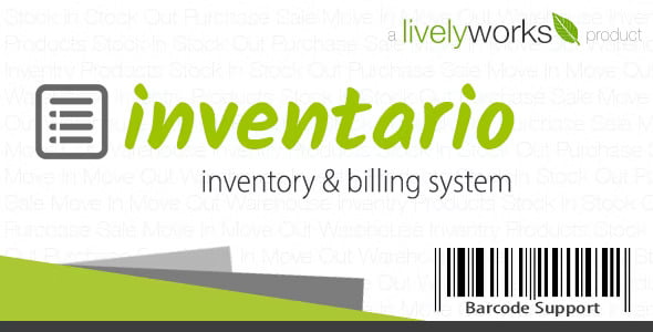 Inventario inventory and billing management PHP script