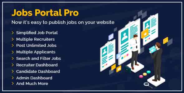 Jobs Portal Pro WordPress plugin job board interface