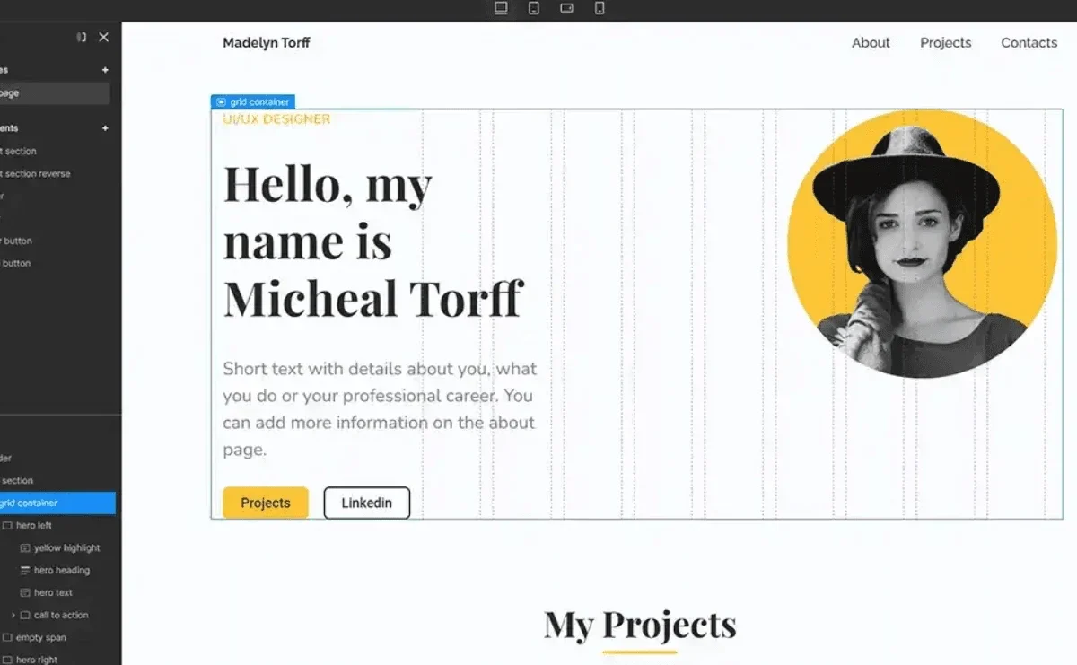 Kraft no-code WordPress website builder visual theme creator interface