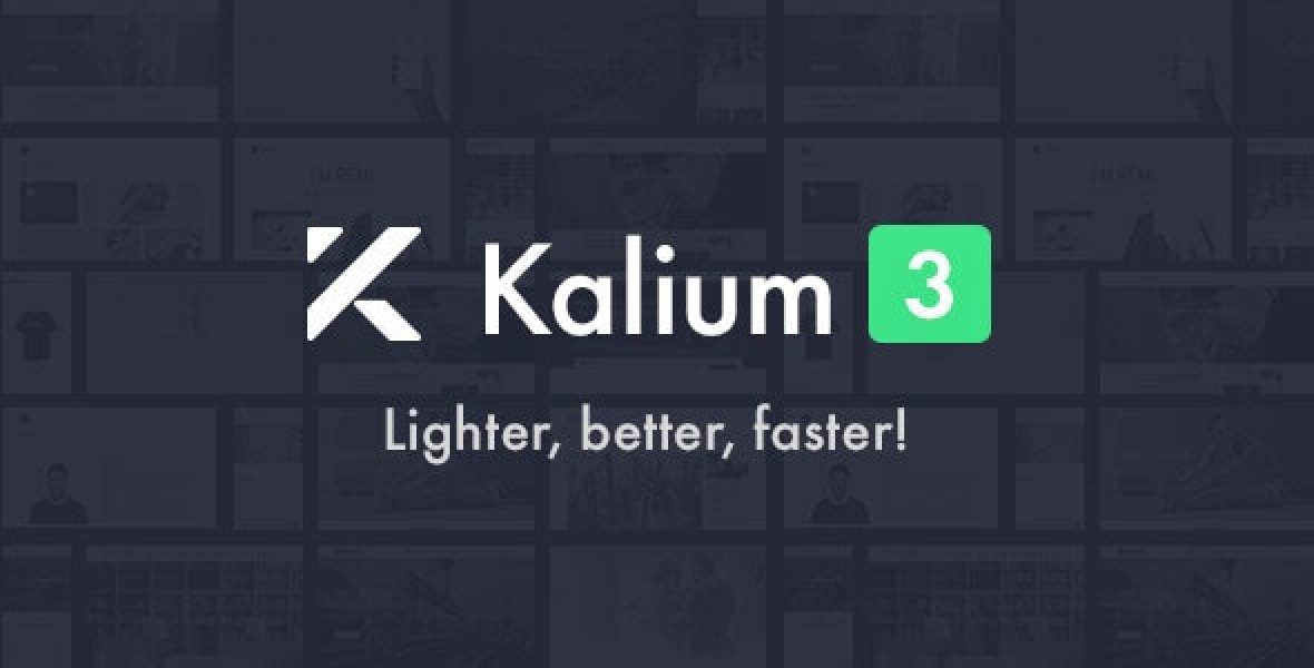 Kalium creative WordPress theme showcasing portfolio and agency website layouts