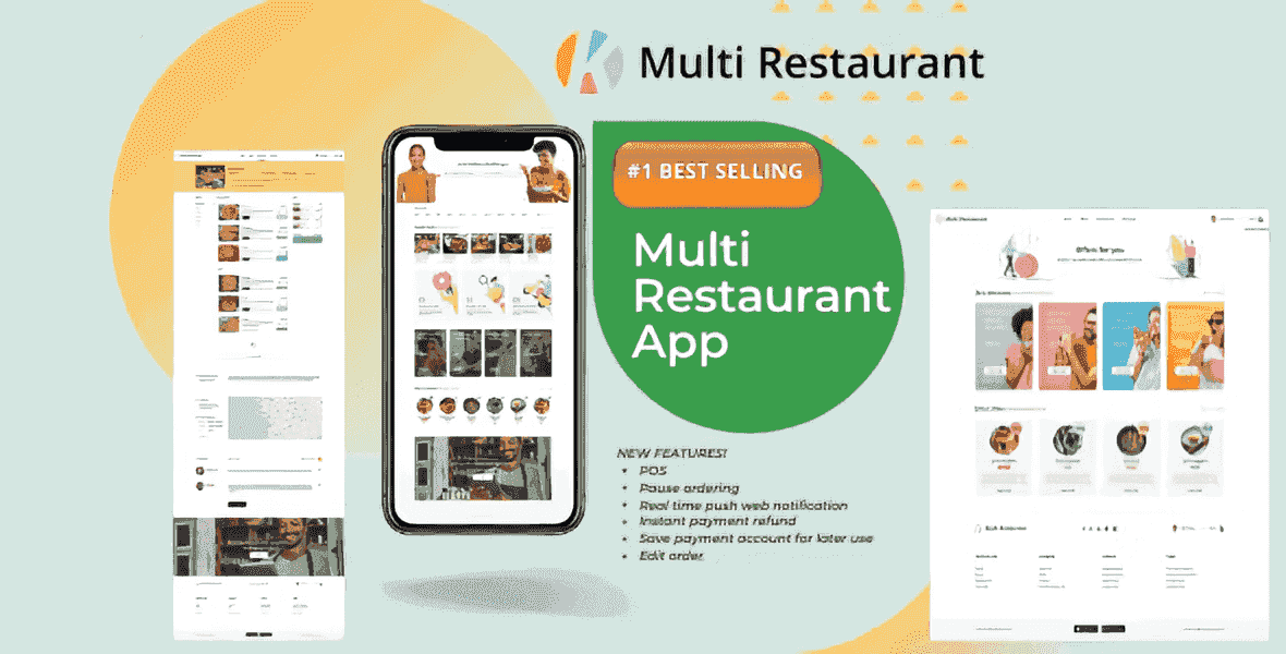 Karenderia Multiple Restaurant System white-label food delivery script dashboard interface