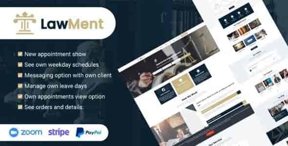 LawMent SaaS lawyer appointment system PHP script dashboard