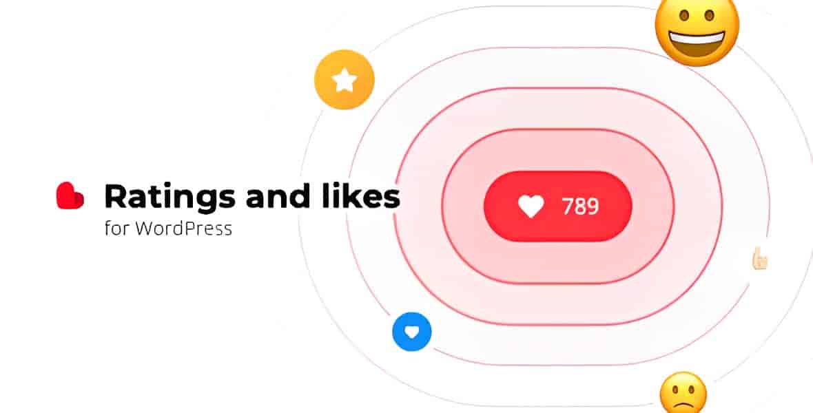 Liker WordPress rating plugin showing like dislike and plus one button formats