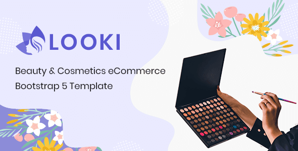 Looki responsive eCommerce HTML5 template homepage layout preview