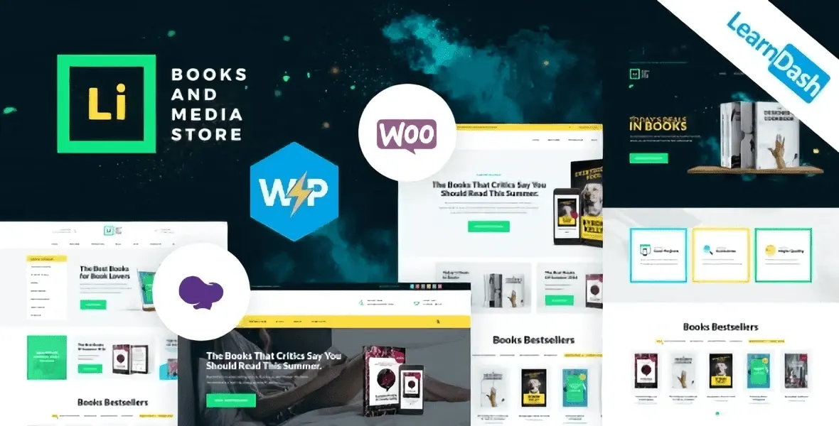 Lorem Ipsum WordPress bookstore and media store theme