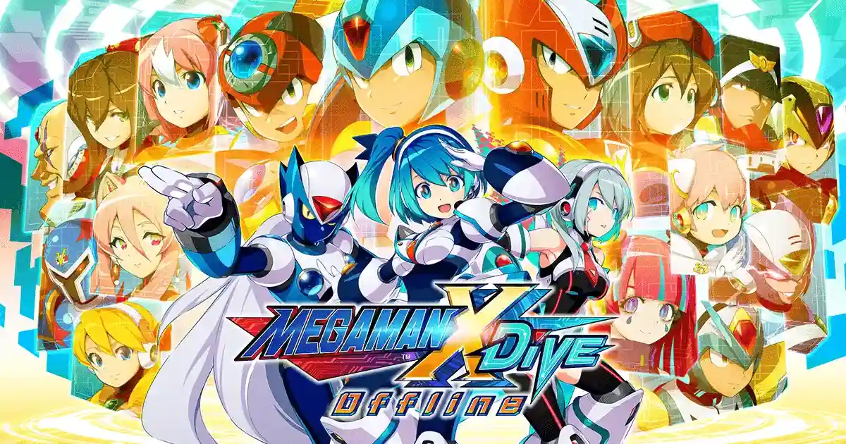 Mega Man X DiVE Offline Windows PC game featuring X and Zero in side-scrolling action combat