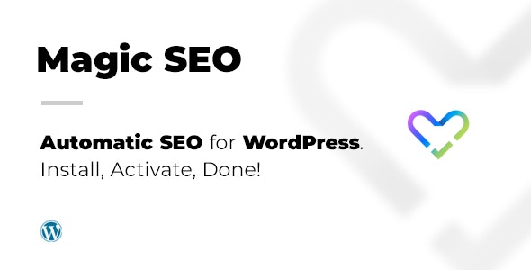 Magic SEO WordPress plugin dashboard showing automated SEO features