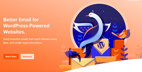 MailPoet Premium WordPress email marketing plugin dashboard with email builder interface