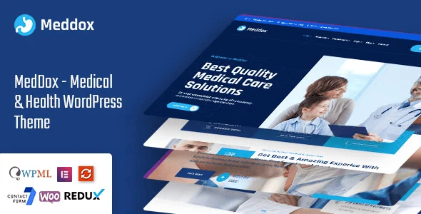 Meddox medical WordPress theme for healthcare websites