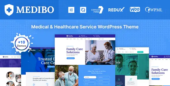 Medibo medical WordPress theme for healthcare websites
