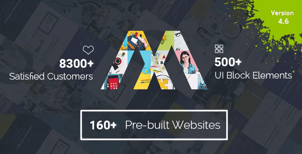 MegaOne one page parallax HTML5 template with 160+ demo layouts and responsive design