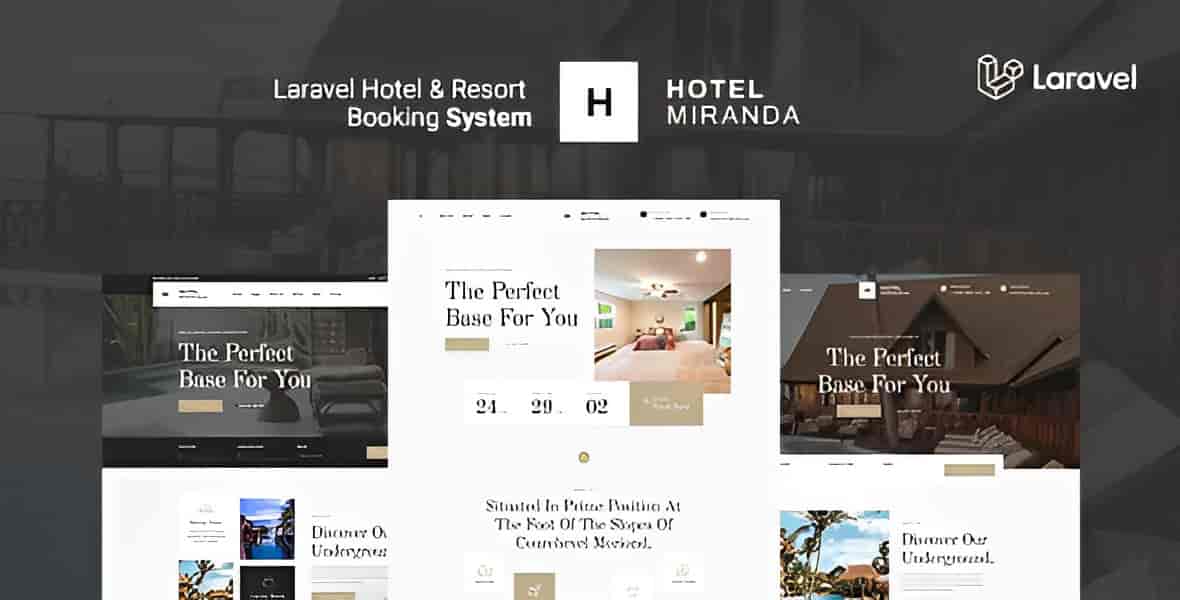 Miranda hotel and resort booking system PHP script interface