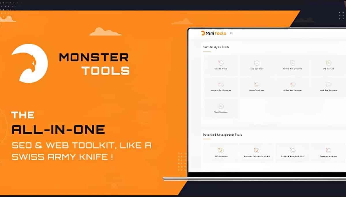MonsterTools all-in-one SEO toolkit PHP script dashboard interface