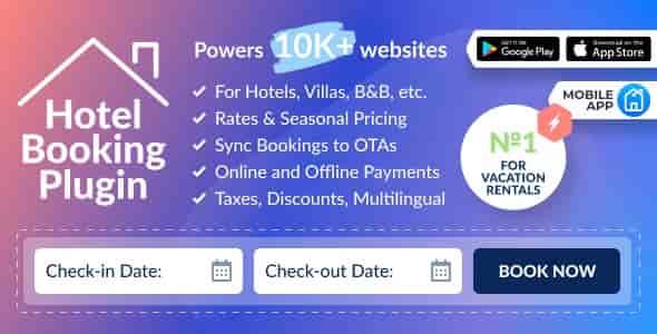 MotoPress Hotel Booking WordPress plugin interface