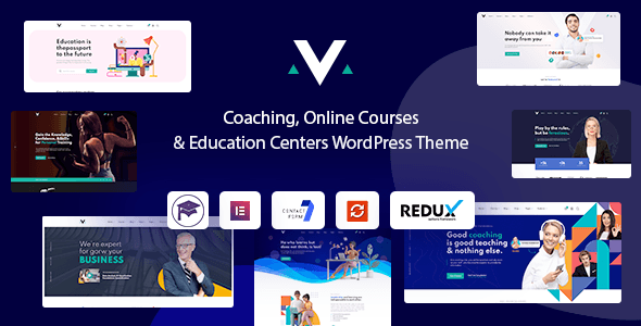 Mudarib online coaching courses WordPress theme with Elementor compatibility