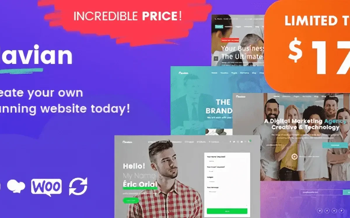 Navian multi-purpose responsive WordPress theme preview