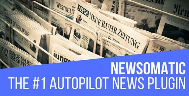 Newsomatic automatic news post generator WordPress plugin