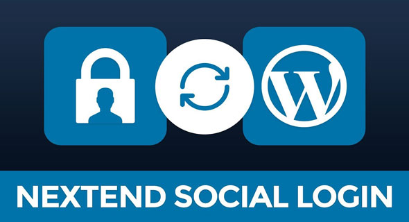 Nextend Social Login Pro WordPress plugin showing social login buttons for Facebook, Google, Twitter, and LinkedIn on a login form