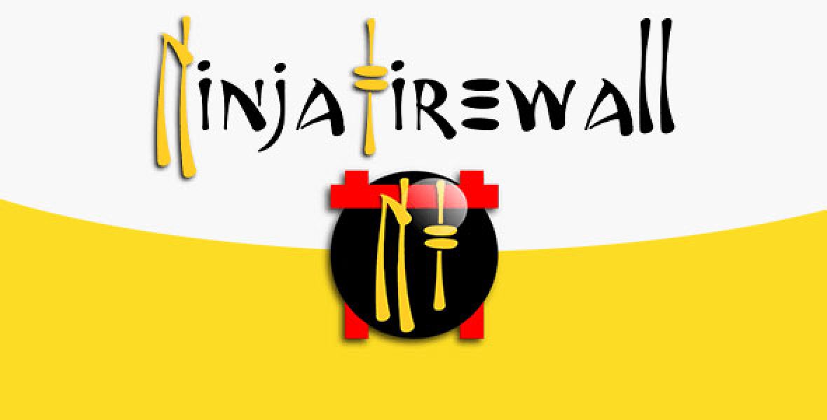 NinjaFirewall WP WordPress firewall plugin interface showing security rules and threat protection dashboard