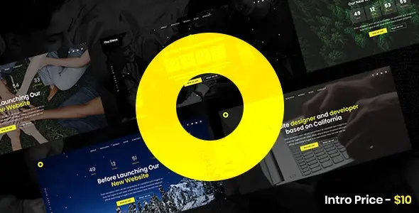 Oleos responsive coming soon HTML template with multiple layout variations and video background