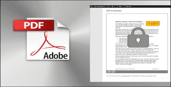 PDF Embedder Premium WordPress plugin for seamless PDF document embedding