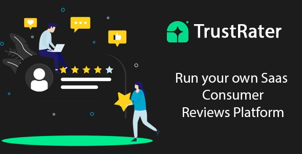 PHP TrustRater business review platform SaaS script dashboard interface
