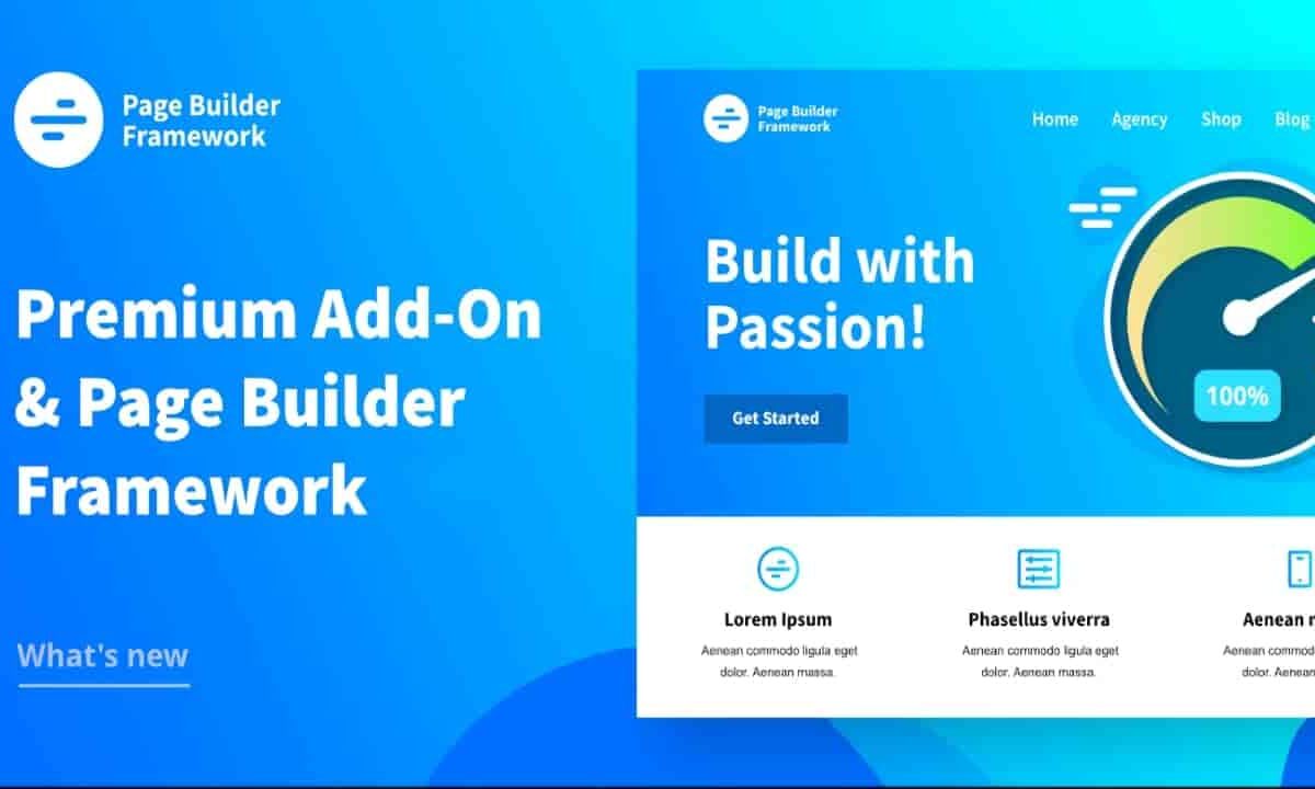 Page Builder Framework Premium Addon WordPress plugin for fixed navigation, transparent headers, and advanced typography