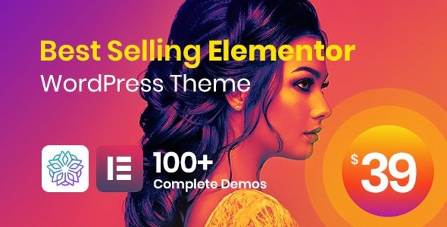 Phlox Pro Elementor WordPress theme preview showing multiple demo layouts