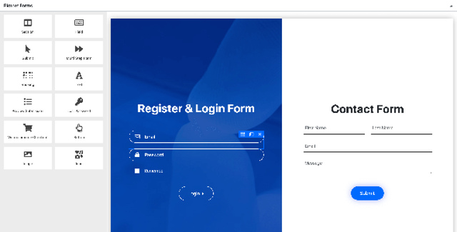 Piotnet Forms Pro customizable WordPress form builder interface