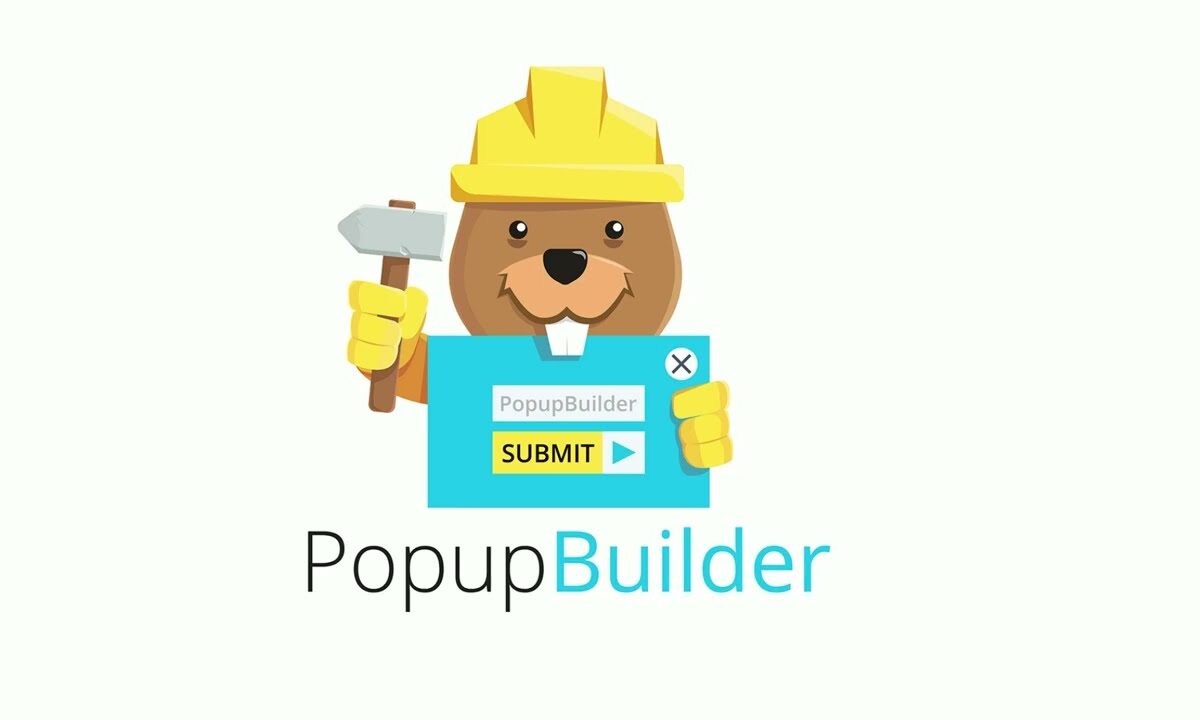 Popup Builder WordPress plugin interface showing 28 premium extensions for creating promotional pop-ups