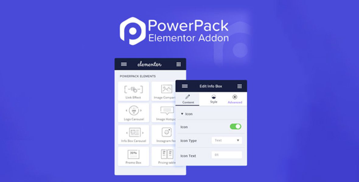 PowerPack Elements creative widget library for Elementor WordPress add-on