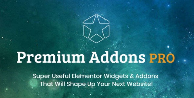 Premium Addons Pro for Elementor WordPress plugin dashboard showing widget library