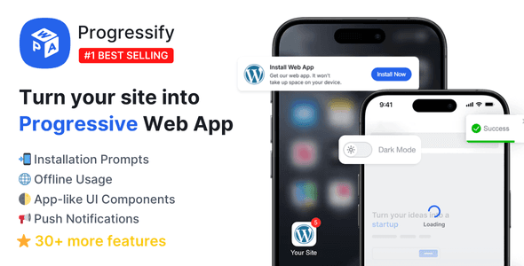 Progressify WordPress PWA plugin transforms websites into fast, app-like experiences