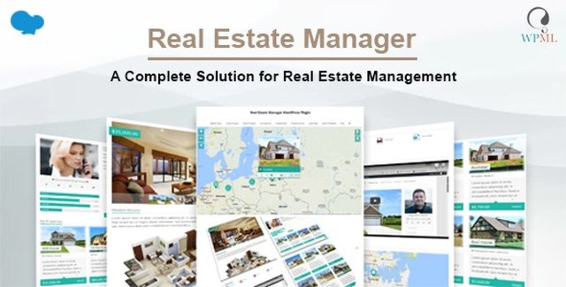 Real Estate Manager Pro WordPress property listing plugin dashboard preview